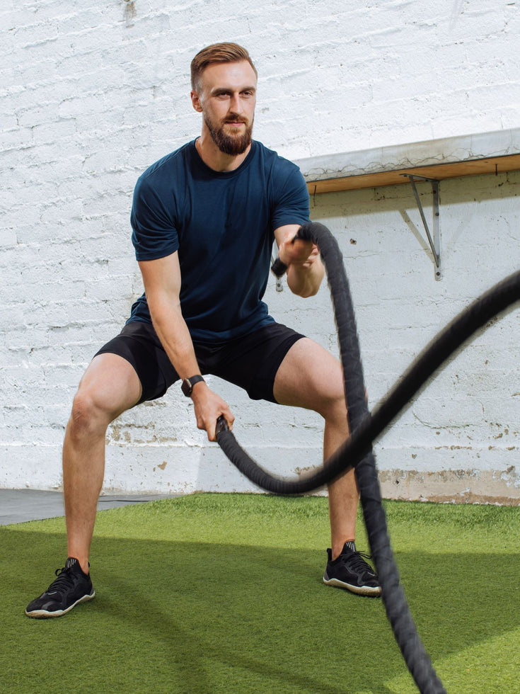 Foundation Performance Crew 3-Pack Lifestyle Size LT | Fresh Clean Threads Canada