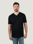 Black Tall V Neck Tee | Fresh Clean Threads Canada