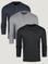 Basic Long Sleeve Henley 3 Pack | Fresh Clean Threads Canada