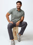 Mercury Green Men's Polo Shirts | 100-day satisfaction guarantee