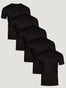 All Black V Neck 5 Pack | Fresh Clean Threads Canada
