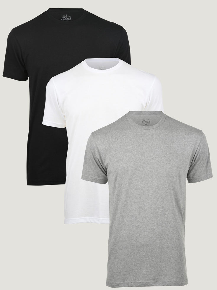 Basic Crew Neck 3 Pack | Fresh Clean Threads Canada