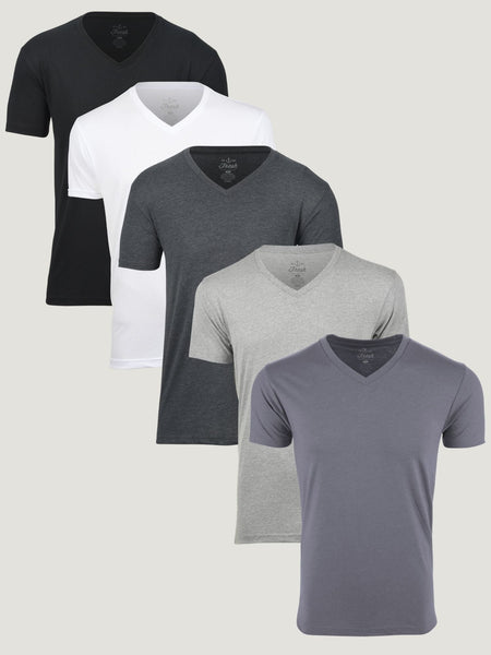 Basic V Neck 5 Pack | Fresh Clean Threads Canada