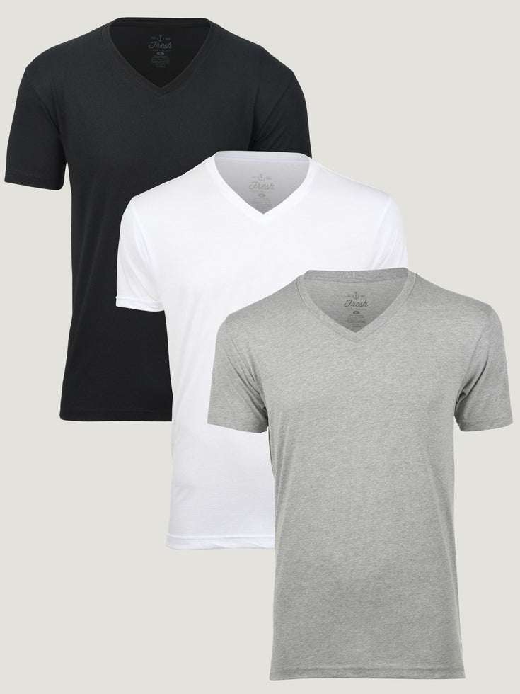 Basic V Neck 3 Pack | Fresh Clean Threads Canada