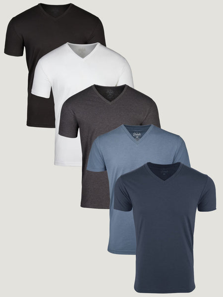 Best Sellers V Neck 5 Pack | Fresh Clean Threads Canda
