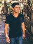 Black V Neck | Fresh Clean Threads Canada