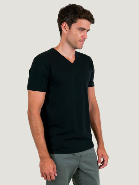 Black V Neck | Fresh Clean Threads Canada