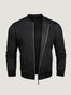 Black Bomber Jacket | Fresh Clean Threads Canada