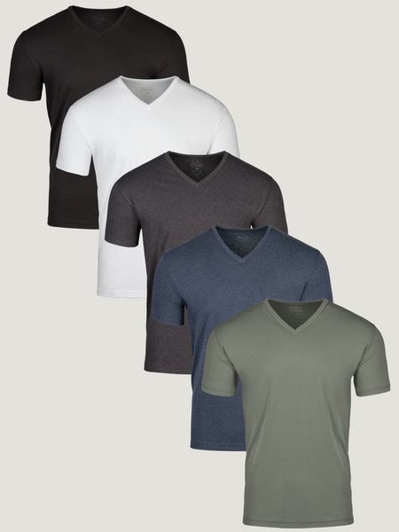 Foundation V Neck 5 Pack | Fresh Clean Threads Canada