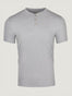 Heather Grey Short Sleeve Henely |  Fresh Clean Threads Canada