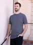 Tall Slate Crew Neck Tee | Fresh Clean Threads Canada