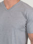 Heather Grey V Neck | Fresh Clean Threads Canada