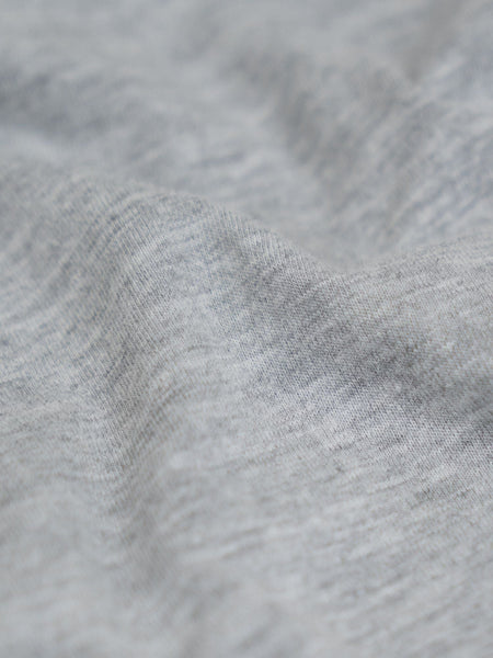 Heather Grey Crew Fabric | Fresh Clean Threads Canada