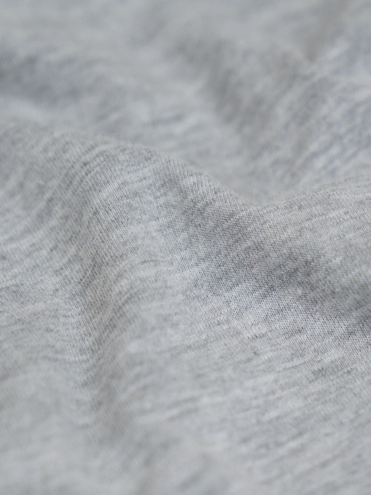 Heather Grey Crew Fabric | Fresh Clean Threads Canada