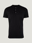 Black Short Sleeve Henley | Fresh Clean Threads Canada