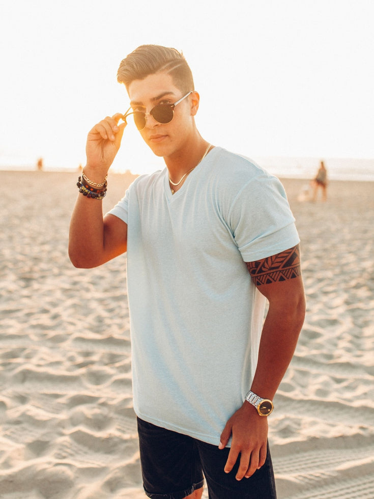 Ice V Neck Tee Shirt | Fresh Clean Threads Canada