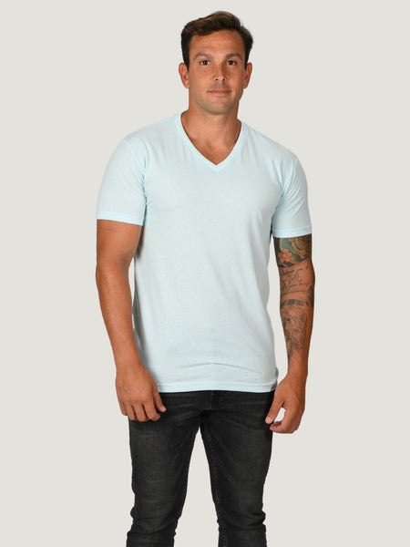 Ice V Neck Tee Shirt with StratuSoft Blend | Fresh Clean Threads Canada