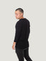 Black Men's Long Sleeve Tee| Made for Comfort & Durability