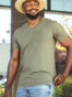 Military V Neck Stratusoft Tee | Fresh Clean Threads Canada