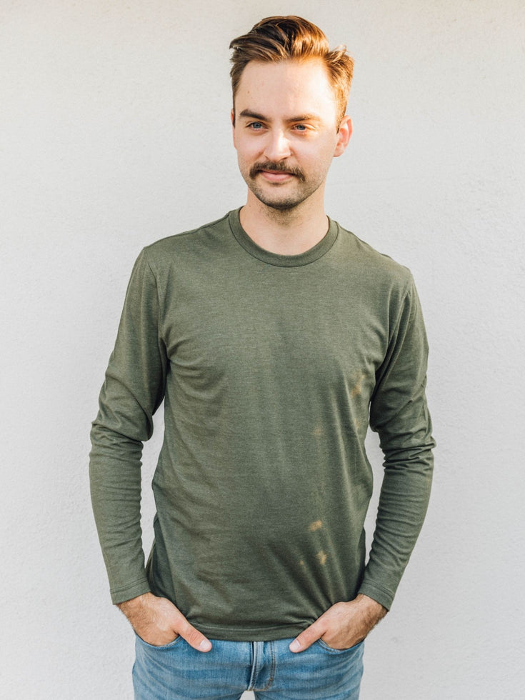 Military Long Sleeve Crew Neck