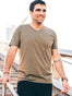 Military StratuSoft V Neck | Fresh Clean Threads Canada