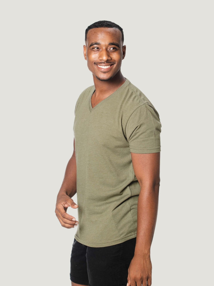 StatruSoft V Neck Tee Shirt | Fresh Clean Threads Canada