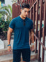 Navy Crew Neck Tee Size Medium | Fresh Clean Threads Canada