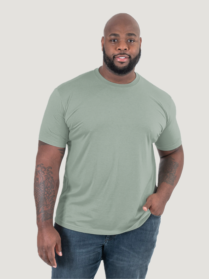 Vintage Green Crew Neck | Fresh Clean Threads Canada