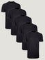 Tall Black Crew Neck Pack of Men's Tee's | Fresh Clean Threads Canada