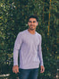 Heather Grey Long Sleeve Crew Neck