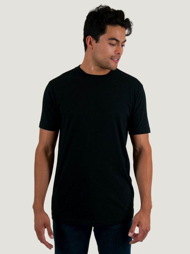 Men's Black Crew Neck | Fresh Clean Threads Canada