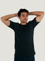 5cm longer torso Tall Black Crew Neck | Fresh Clean Threads Canada