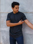 Tall Charcoal Crew Neck Tee | Fresh Clean Threads Canada