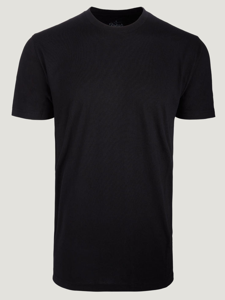 Tall Black Crew Neck | Fresh Clean Threads Canada