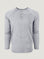 Vintage White Slim Fit Long Sleeve Henley t-shirt
