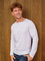 Vintage White Slim Fit Long Sleeve Henley
