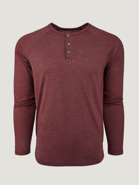 Garnet Slim Fit Long Sleeve Henley