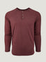 Garnet Slim Fit Long Sleeve Henley t-shirt