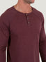 Garnet Slim Fit Long Sleeve Henley