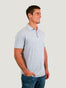 Super Soft Heather Grey Polo | Fresh Clean Threads Canada