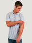 Ladder Stitched  Sleeves on the Heather Grey Torrey Polo | Fresh Clean Threads Canada