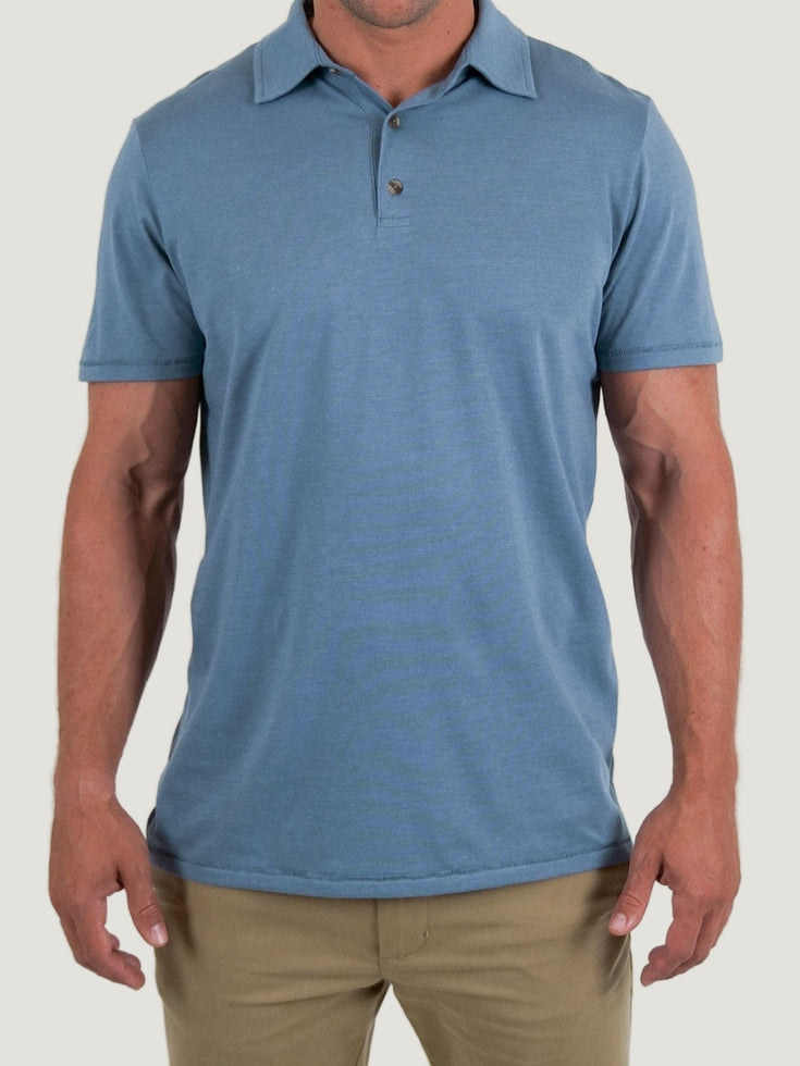 Super Soft Wedgewood Torrey Polo | Fresh Clean Threads Canada