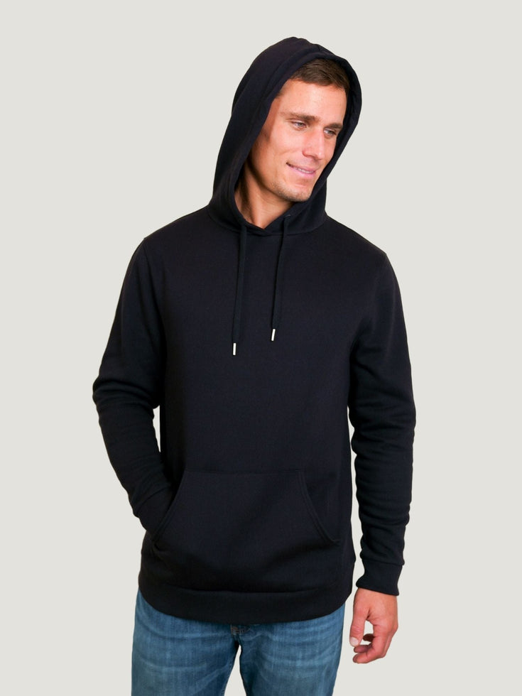 Super Soft Black Pullover Hoodie | Fresh Clean Threads Canada