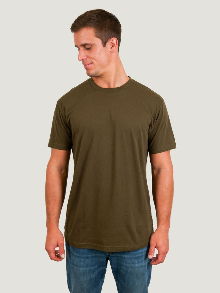 Olive Crew Neck | Fresh Clean Threads Canada