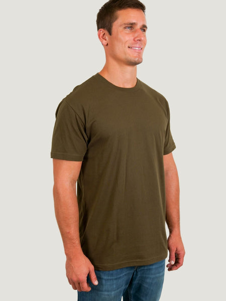 Olive Crew Neck | Fresh Clean Threads Canada