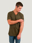 Olive V-Neck | Fresh Clean Threads Canada 