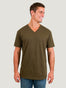 Olive Stratusoft V Neck | Fresh Clean Threads Canada