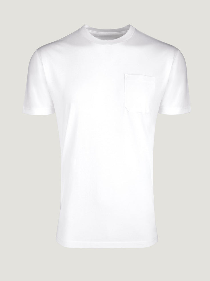 White Pocket Tee | Fresh Clean Threads Canada