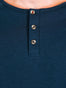 Navy Slim Fit Long Sleeve Henley