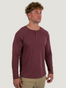 Garnet Slim Fit Long Sleeve Henley